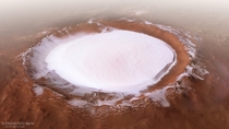 Korolev crater on Mars Dec   