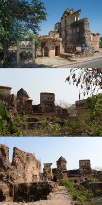 Kothi House of Shyam Daua Orchha India  picture composite