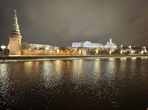 Kremlin at night Moscow
