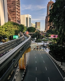 Kuala Lumpur Malaysia - waiting for the monorail credit to ugunbladerq