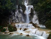 Kuang Si Waterfalls Luang Prabang Laos 