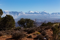 La Sal Mountains Utah 