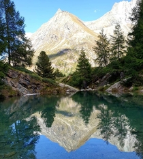 Lac Bleu Arolla Switzerland 