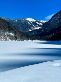 Lac de Montriond Alps France 