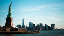 Lady Liberty and Lower Manhattan