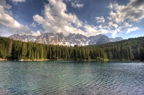 Lago di Carezza in the Italian Dolomites  by Afrank