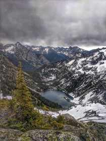 Lake Ann tucked away in the North Cascades of Washington 