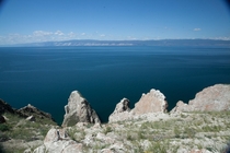 Lake Baikal ape Sagan-Hushun on island Olkhon 