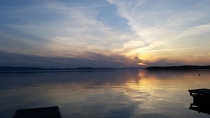 Lake Champlain as seen from Burlington Vermont 