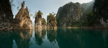 Lake Chao Lan Khao Sok National Park Thailand 