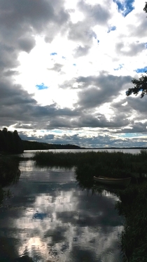 Lake Ekoln from Sunnerstabadet Sweden 