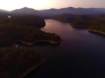 Lake Hiwassee Smoky Mountains - North Carolina USA 
