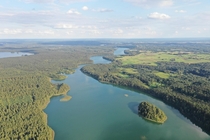 Lake in Dubingiai Lithuania 
