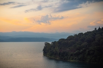 Lake Kivu on the western border of Rwanda 