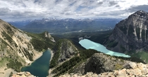 Lake Louise and Lake Agnes in Banff National Park 