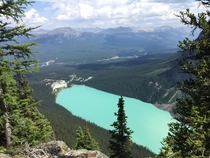 Lake Louise Canada from a different angle than normal 