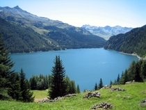 Lake Marmorera Switzerland 