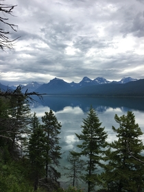 Lake McDonald in Glacier National Park West Glacier MT