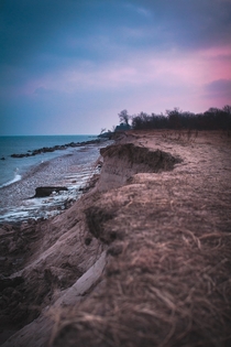 Lake Michigan Erosion - Kenosha Wisconsin - x