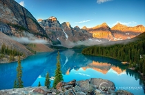 Lake Moraine Banff National Park 