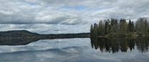 Lake Saxen located near the town of Hllefors in Dalarna Sweden 