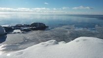 Lake Superior in the winter  X 