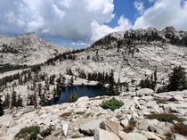 Lakes trail Sequoia national park CA USA 