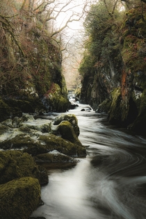 Land of the Fairies  Fairy Glen Gorge Betws y Coed Snowdonia National Park North Wales 