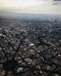 Landing in Mexico City 