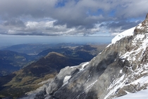 Landscape seen from the Jungfrau summit Jungfrau Switzerland 