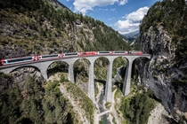 Landwasser Viaduct Switzerland built in 