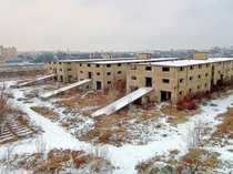 Large Abandoned millitary storage East Europe 