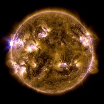 Largest solar flare of the year so far a class X emitted from the sun yesterday at  pm EDT - May   