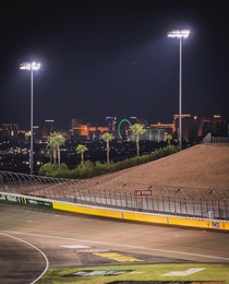 Las Vegas as seen from Las Vegas Motor Speedway