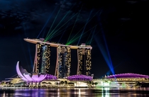 Laser Lights of Marina Bay Sands 