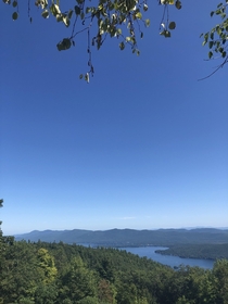 Last summer I went to Lake George and hiked the biggest mountain in the area At the peak I took a picture of the lake itself Enjoy Also the resolution is x 