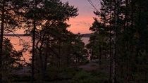 Late summer evening by the sea in The Porkkala Wilderness Finland 