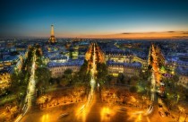 Le sigh Paris at sunset heres a photo I just finished today   
