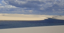 Lenois Maranhenses  Rainwater-filled dunes in northeastern Brazil  x 