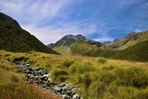Lewis Pass in the South Island of New Zealand 