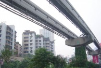 Light rail in Chongqing 