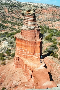 Lighthouse formation at Palo Duro Canyon x 
