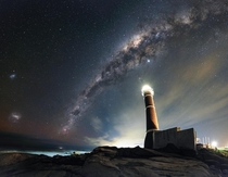 Lighthouse the Milkyway and the Magellanic Clouds