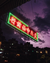 Lightning in Hong Kong
