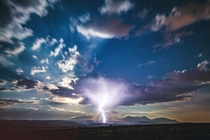 Lightning Strike in Moab Utah by The Willinghams Photography 