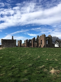 Lindisfarne Priory on Holy Island Northumberland Built in  AD 