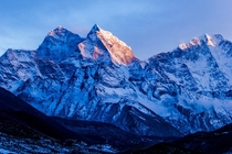 Lit Peak Khumbu Nepal 