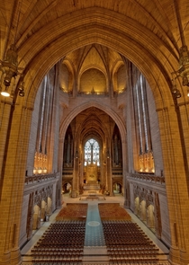 Liverpool Anglican Cathedral in England 