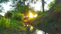 Local Creek at Sunrise Sherman TX 