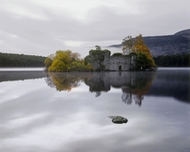 Loch An Eilein Castle Scotland 